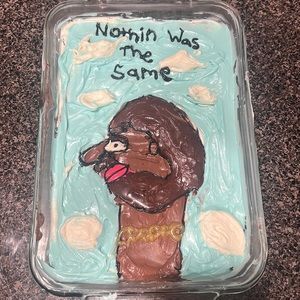 DRAKE CAKE!!included print out of cake NOT REAL CAKE. Made by professional baker